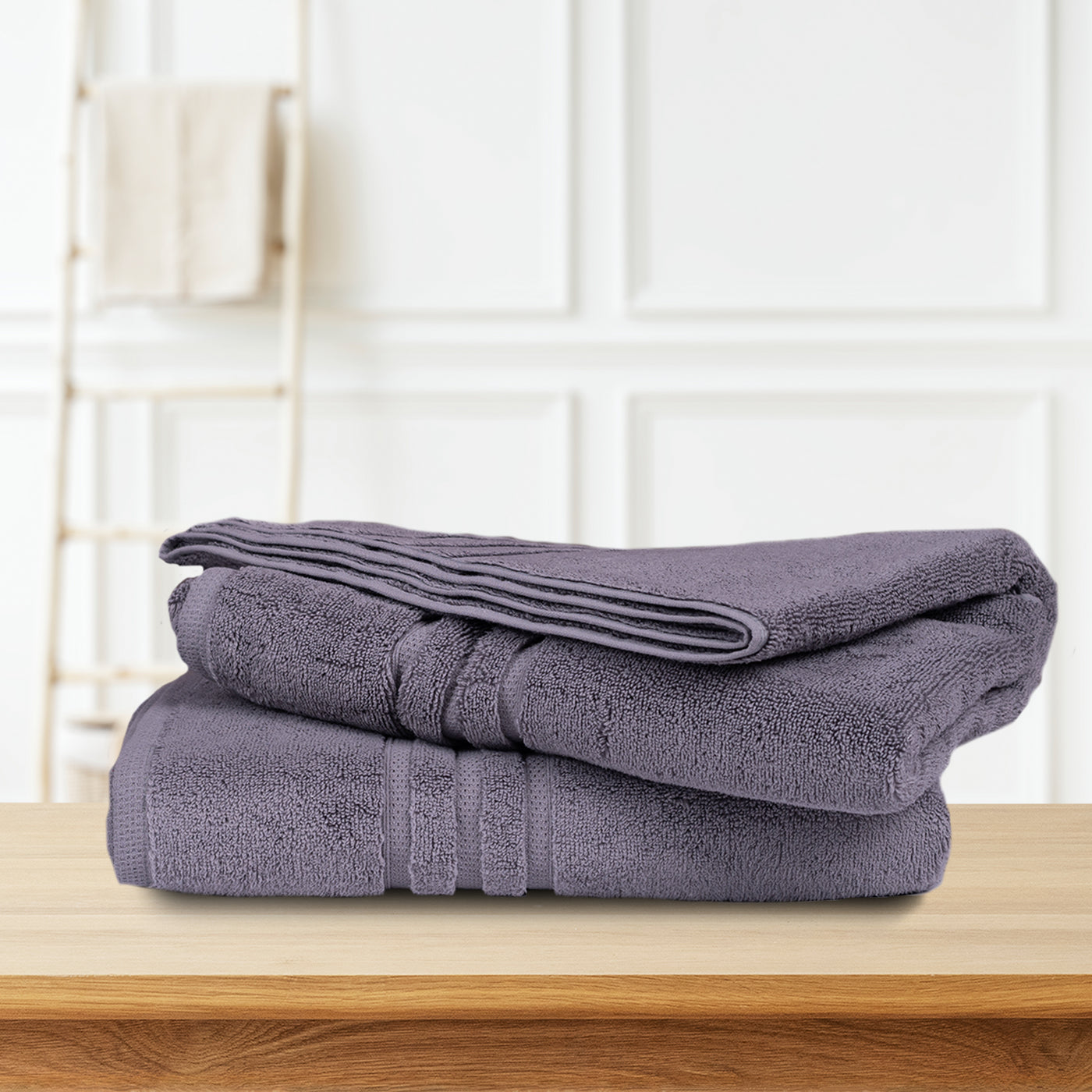Luxe Fibrosoft Towels (Iron Grey)