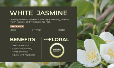 Scented Pillar Candle ( White Jasmine)